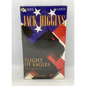 Jack Higgins - Flight of Eagles 8 Cassettes 1998 Unabridged Dove Audiobook New